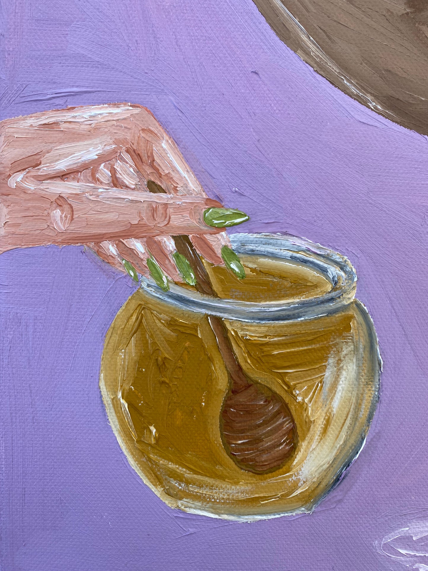 Charcuterie for three Painting