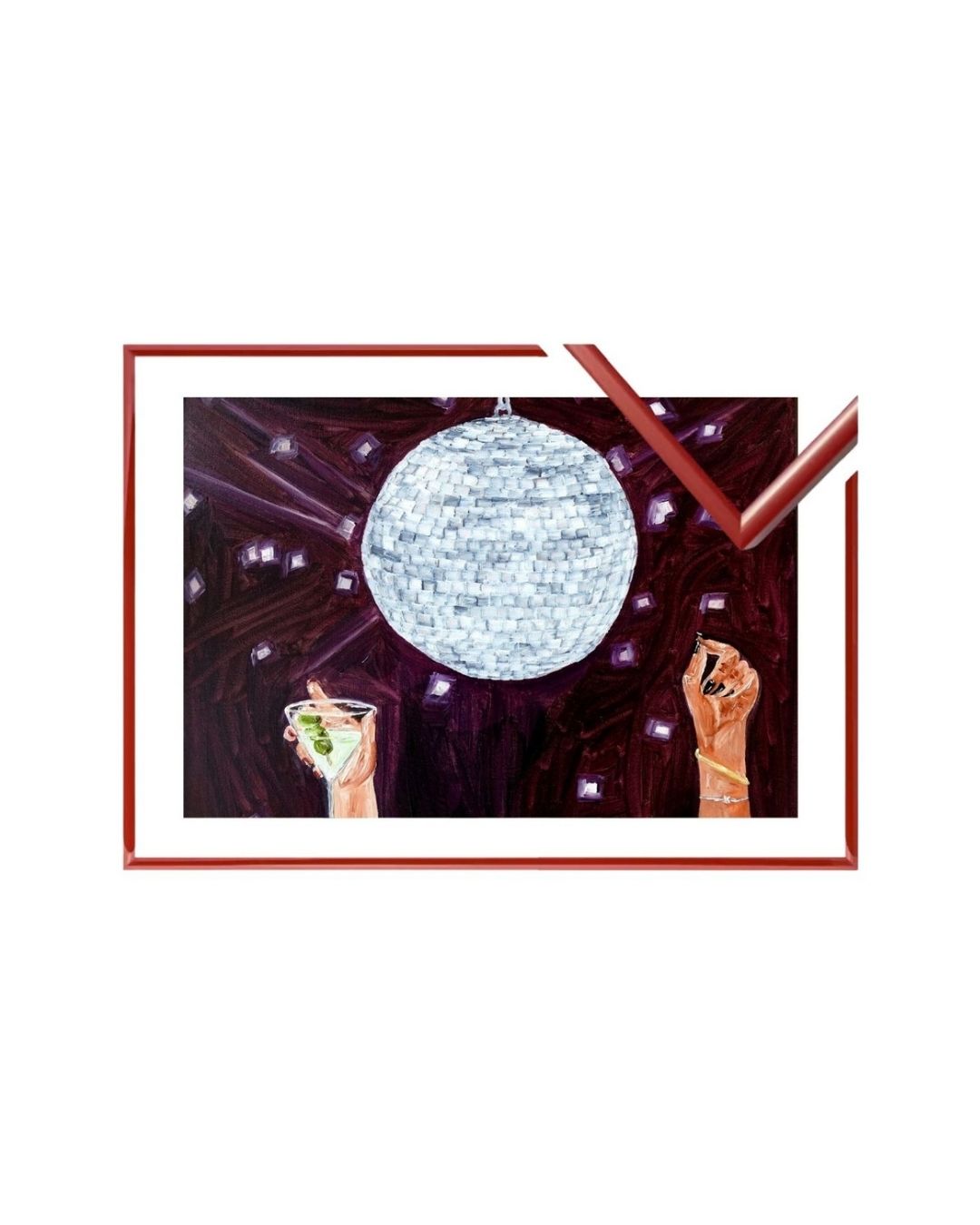 La disco ball Fine Art Print