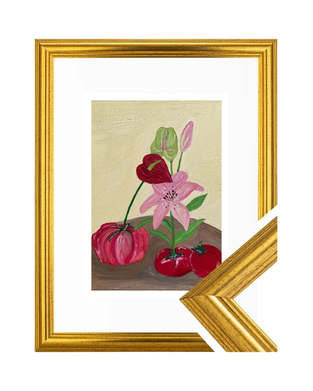 Mesa do jardim Fine Art Print