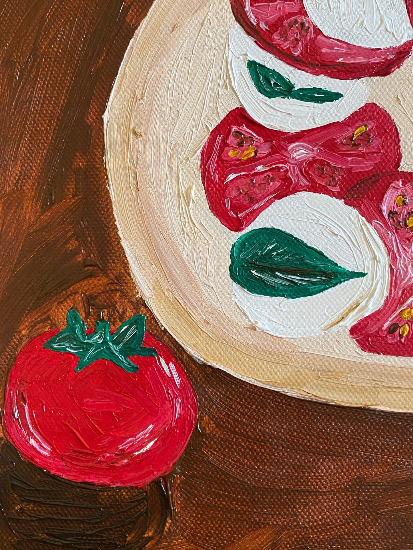 Salata caprese Painting