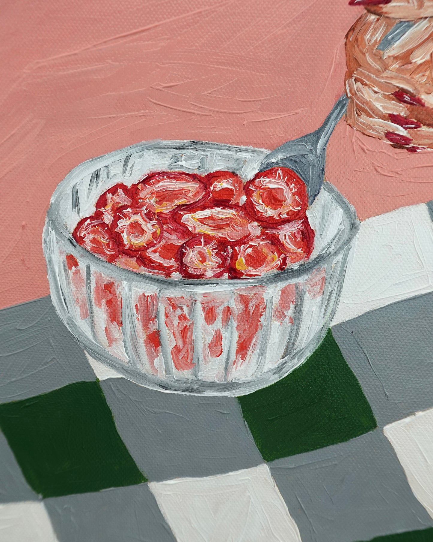 Morangos com açúcar Painting