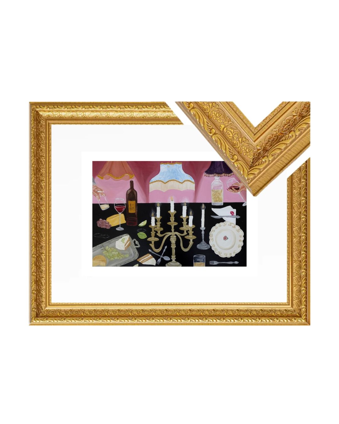 The joy of hosting Fine Art Print