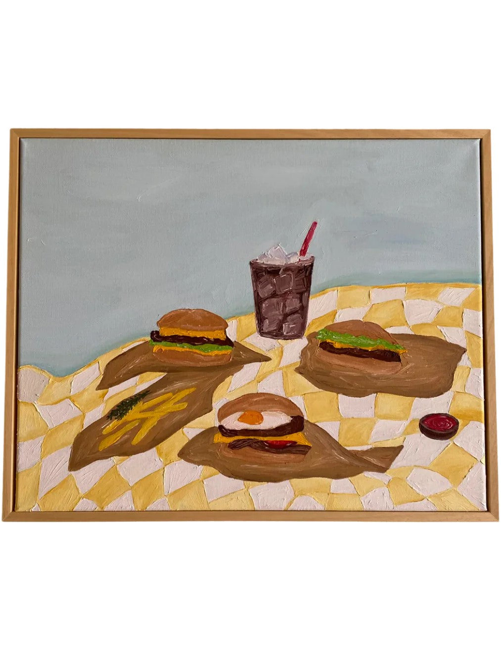 Burger night Painting