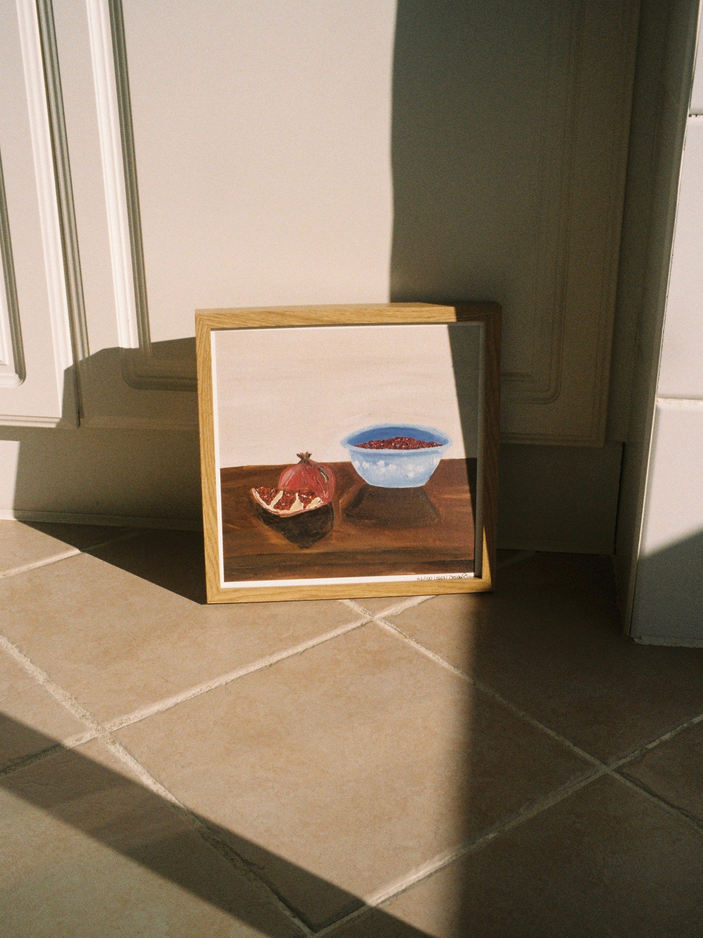 Romã descascada Fine Art Print