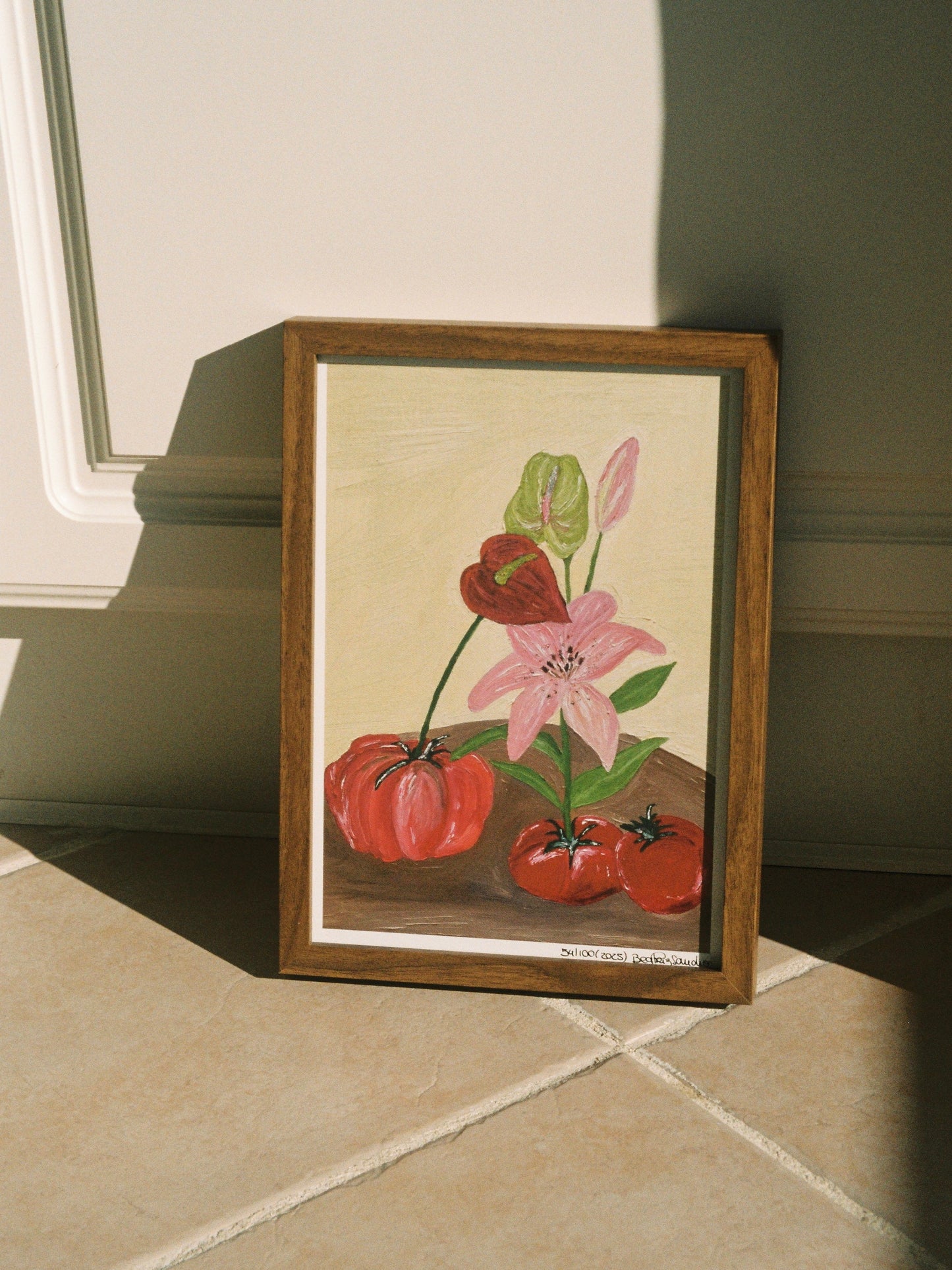 Mesa do jardim Fine Art Print