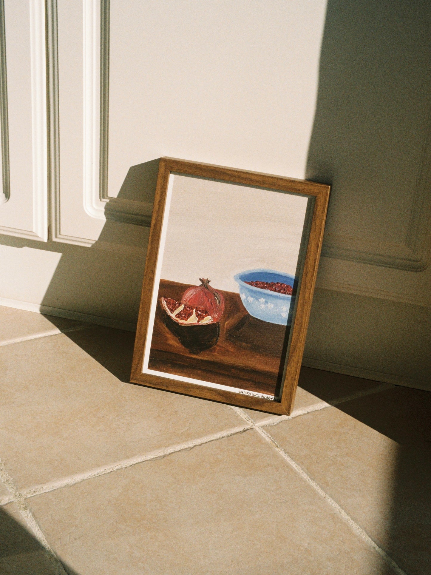 Romã descascada Fine Art Print