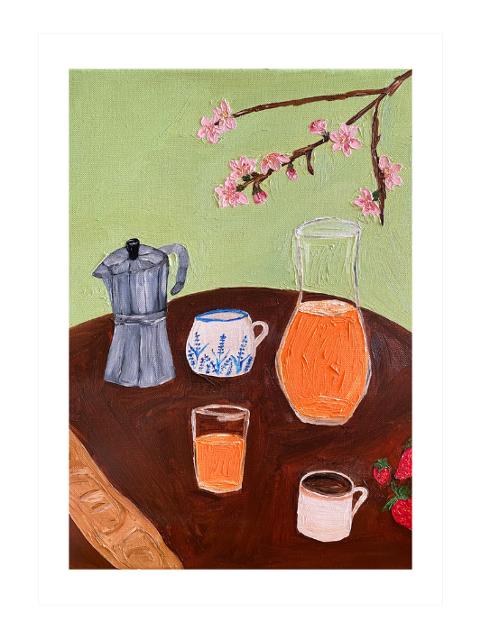 Pequeno-almoço tardio Fine Art Print