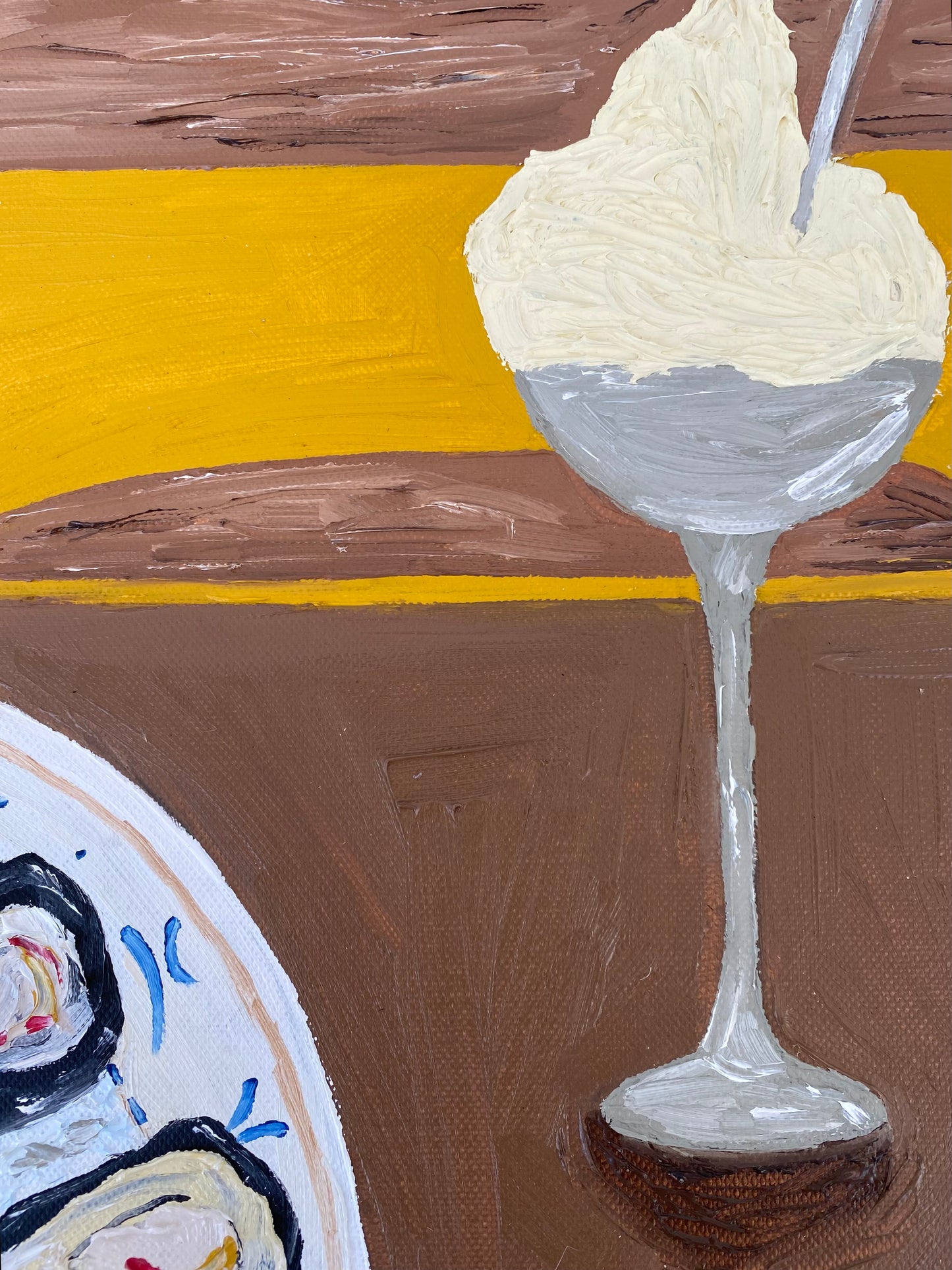 Juntos à roda da mesa II Painting