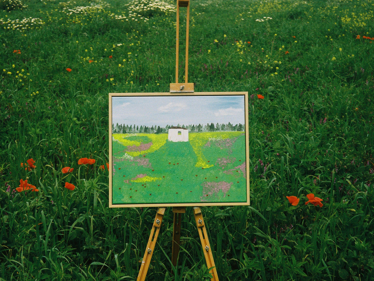 Lugar feliz Painting