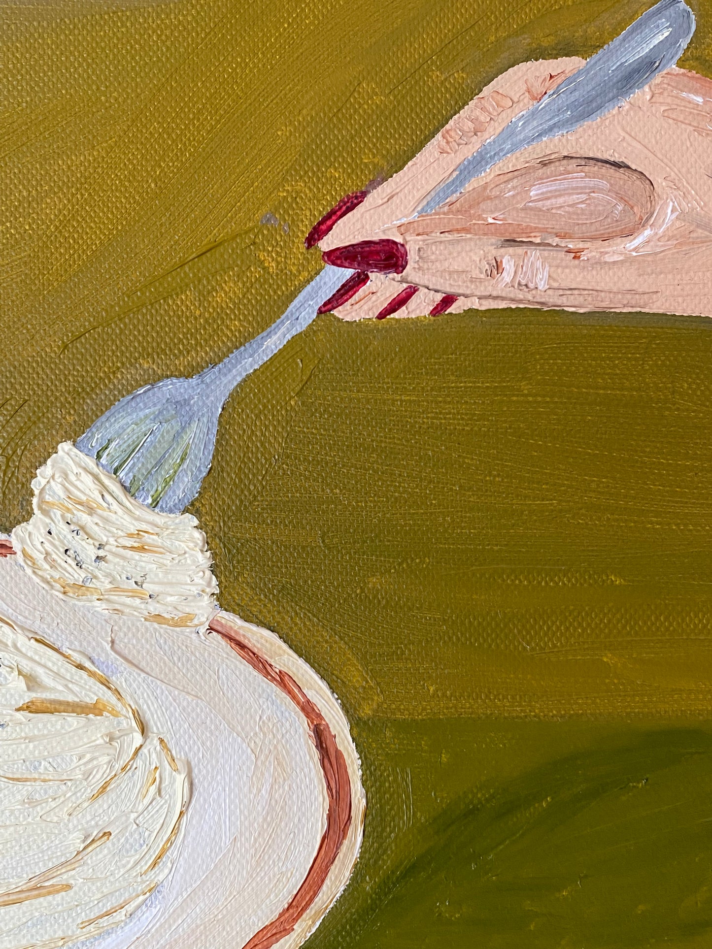Fettuccine al tartufo Painting