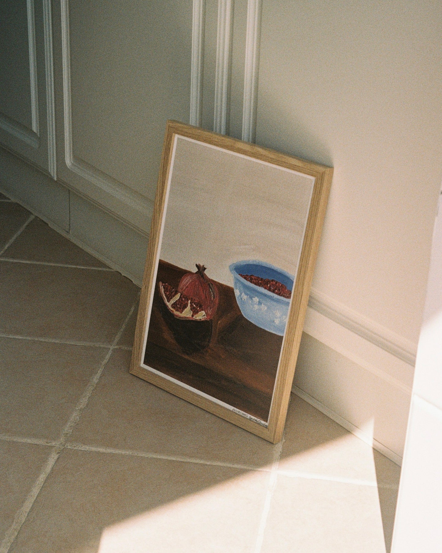 Romã descascada Fine Art Print