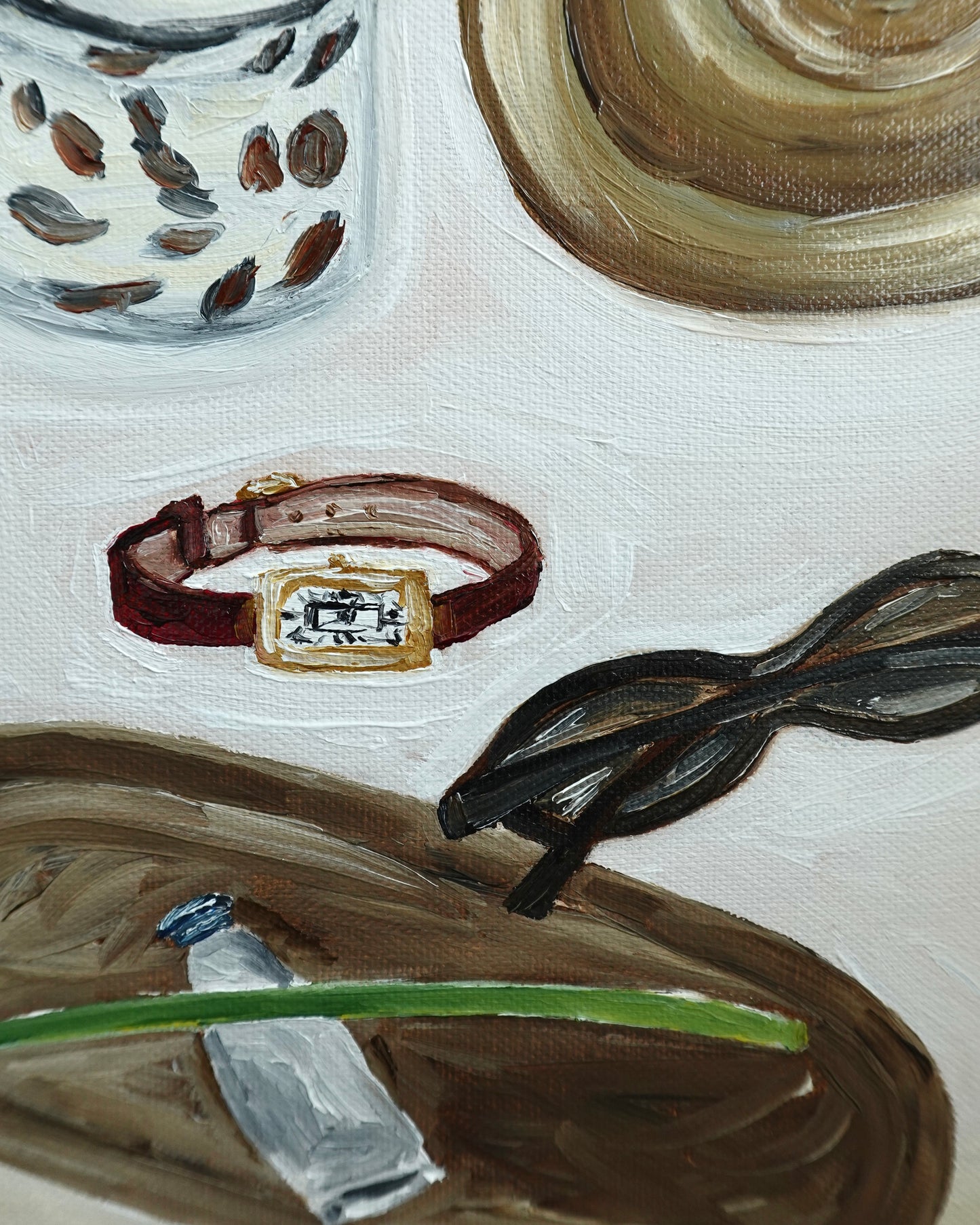 Her bedside Painting