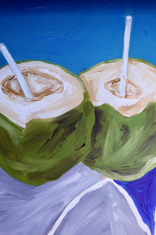 Pé na areia Painting