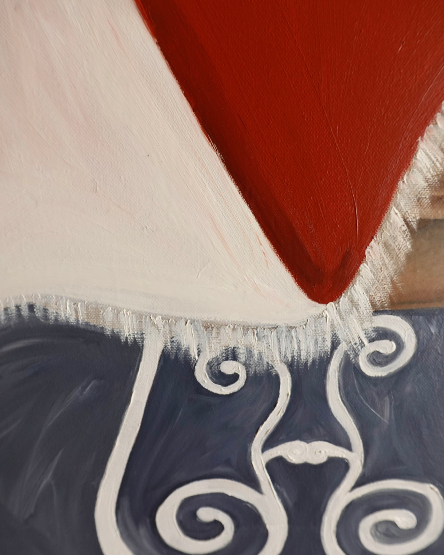 Lá fora I Painting
