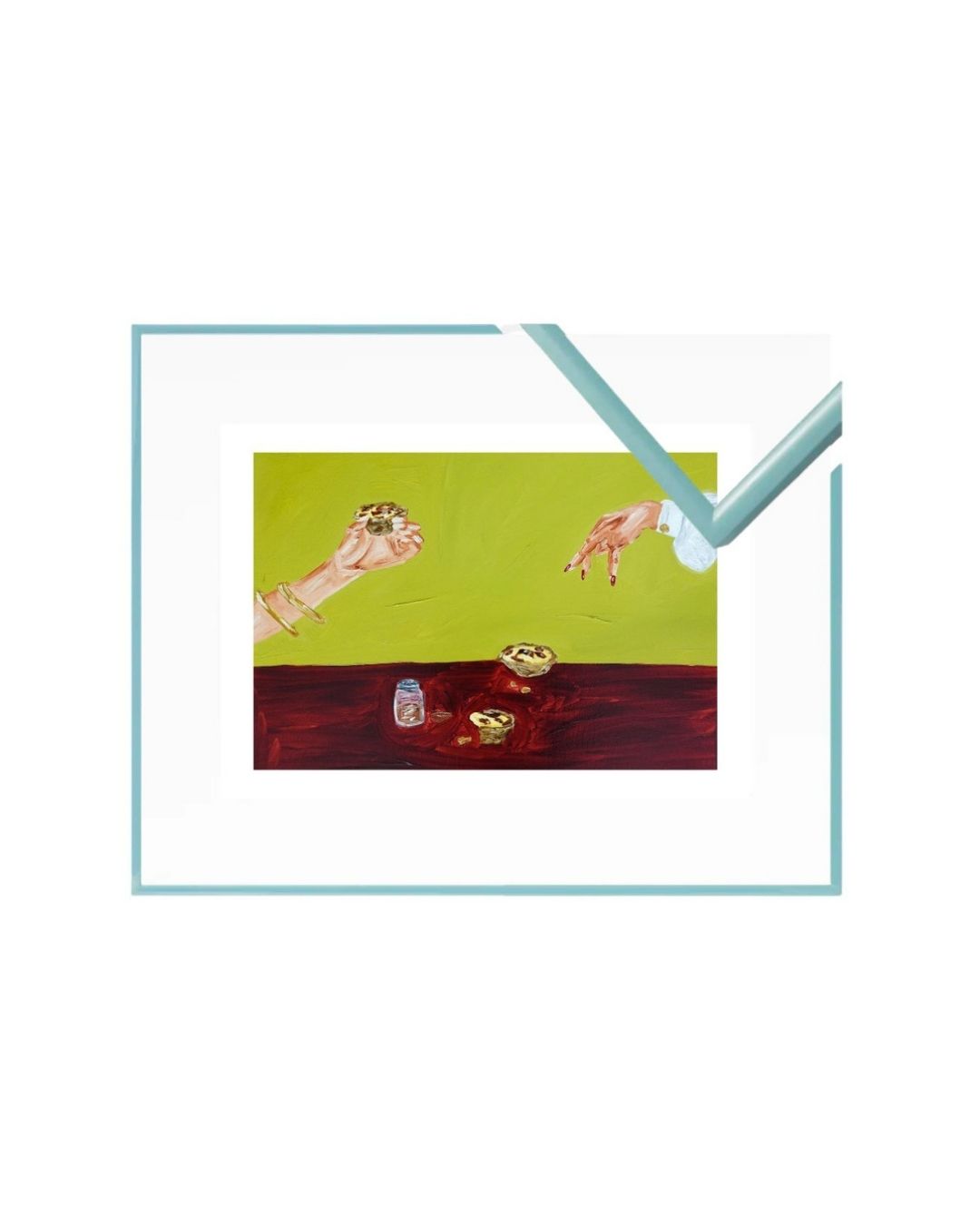 Sharing pastéis de nata Fine Art Print