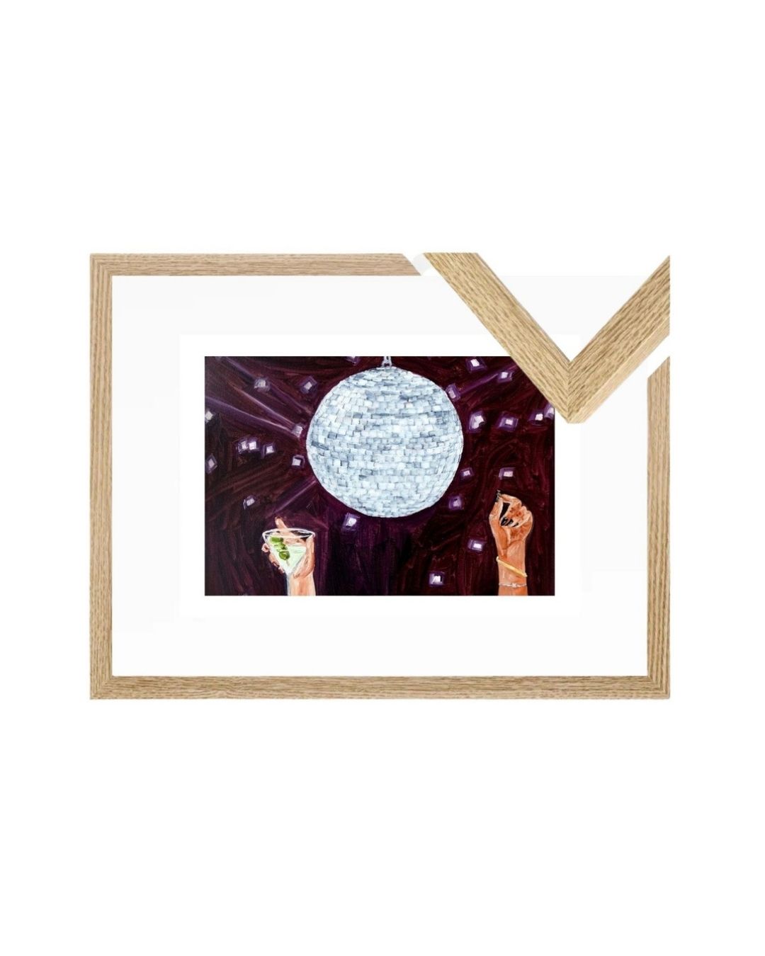 La disco ball Fine Art Print
