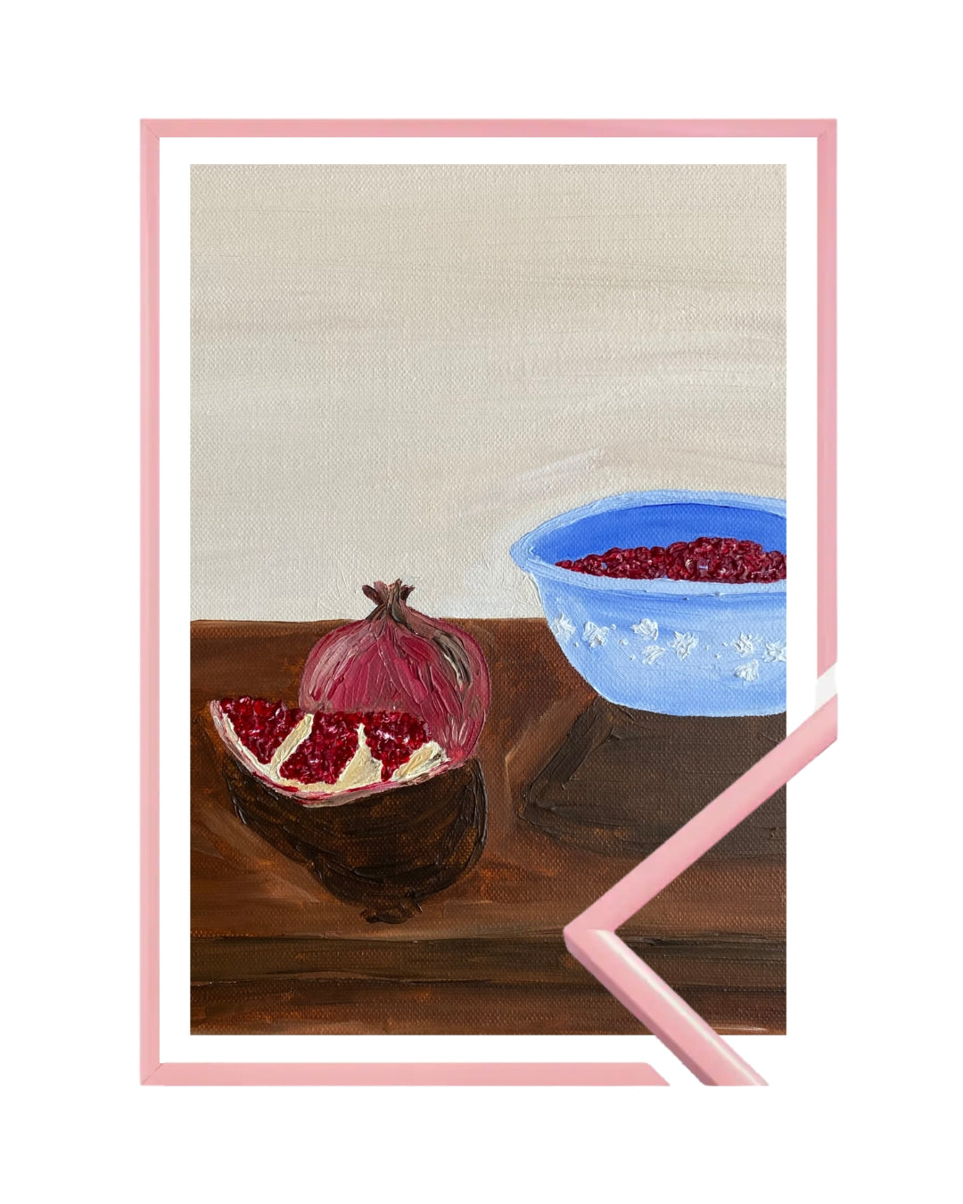 Romã descascada Fine Art Print
