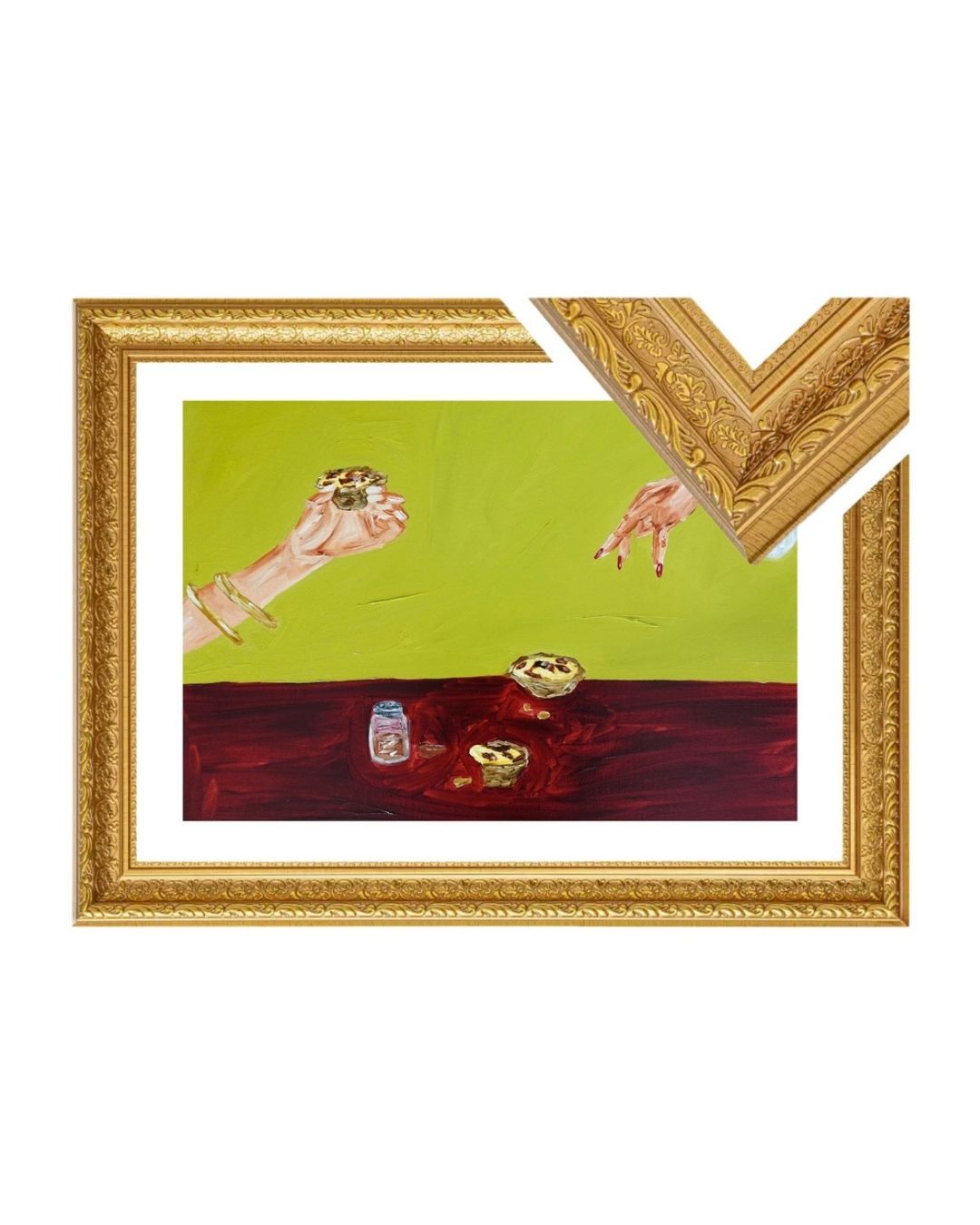 Sharing pastéis de nata Fine Art Print