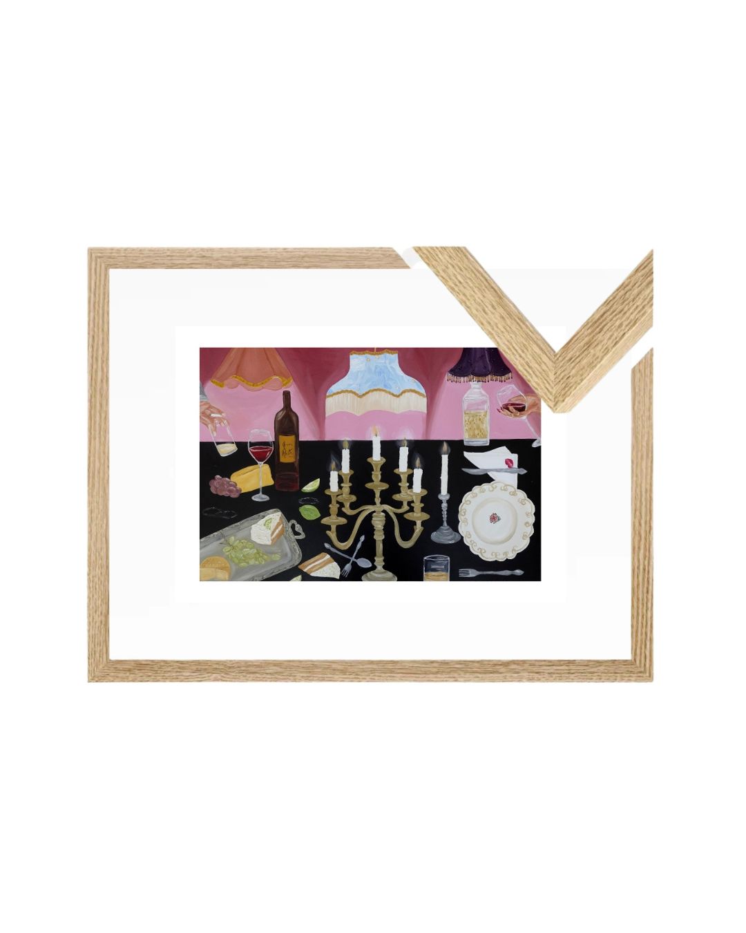 The joy of hosting Fine Art Print