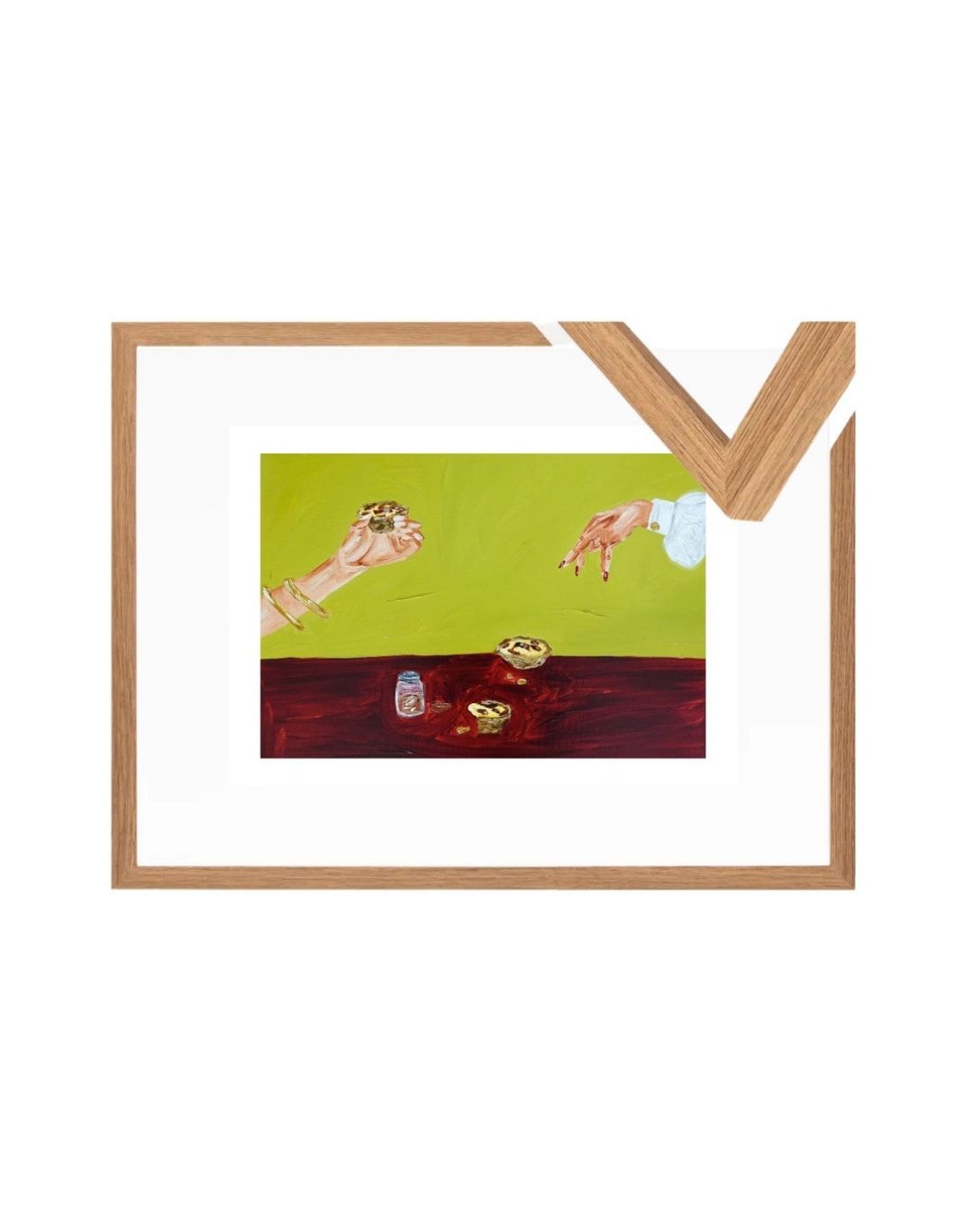 Sharing pastéis de nata Fine Art Print