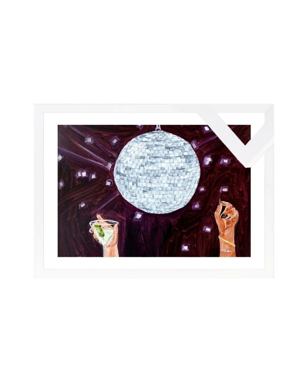 La disco ball Fine Art Print