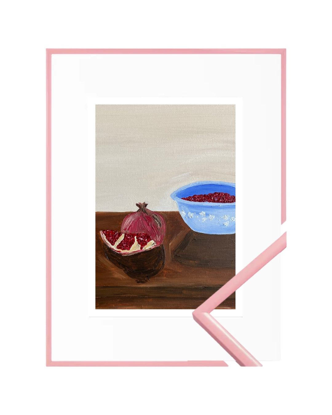 Romã descascada Fine Art Print