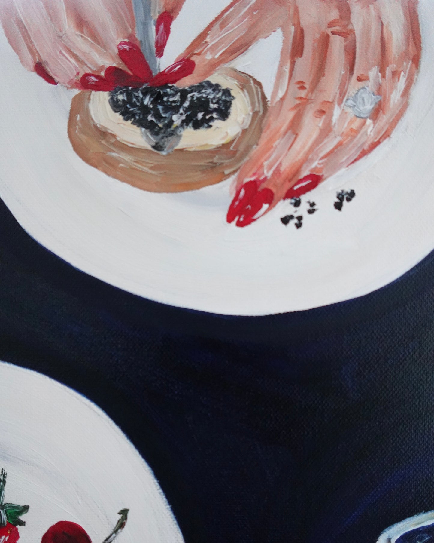 Food brings people together Painting