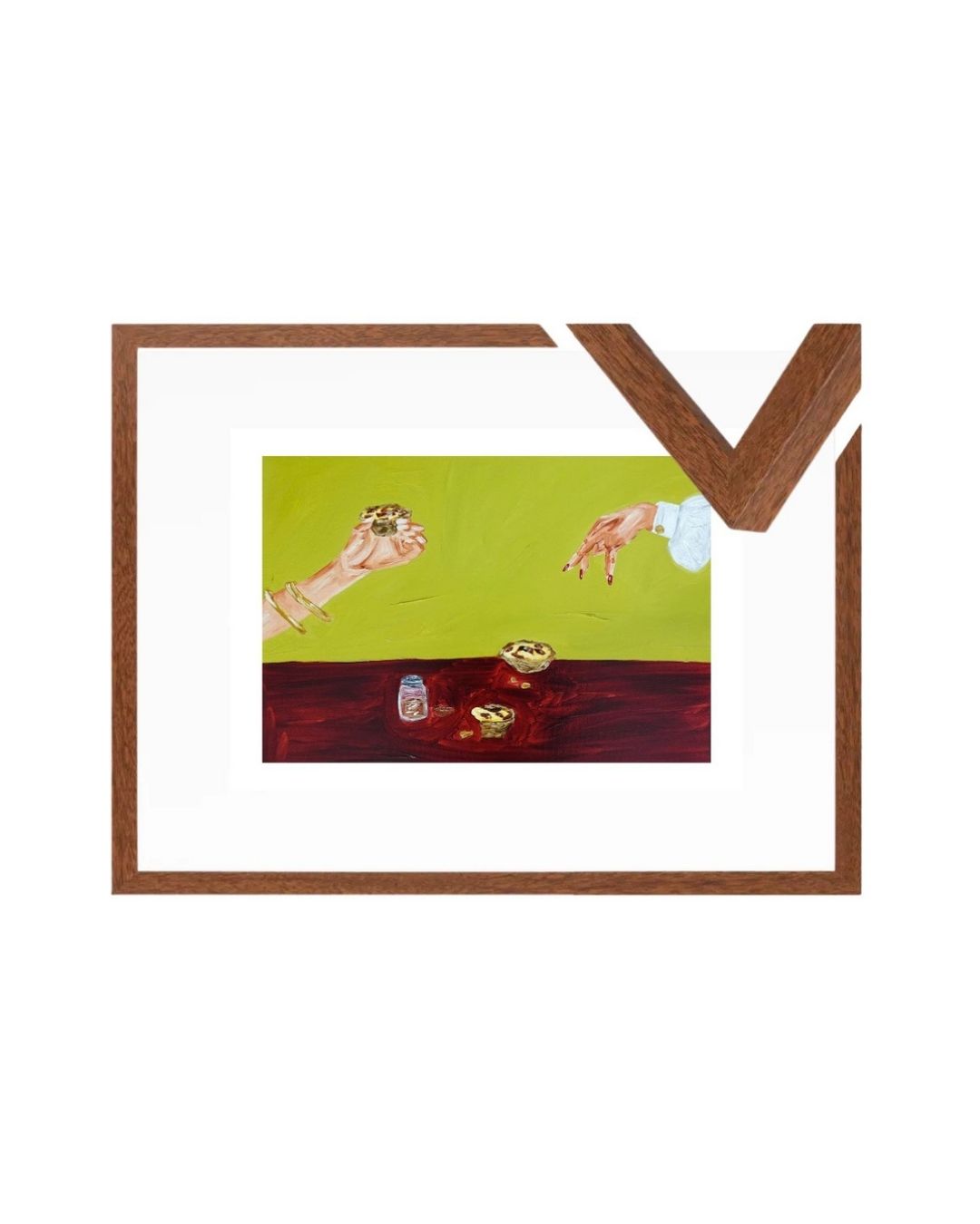 Sharing pastéis de nata Fine Art Print