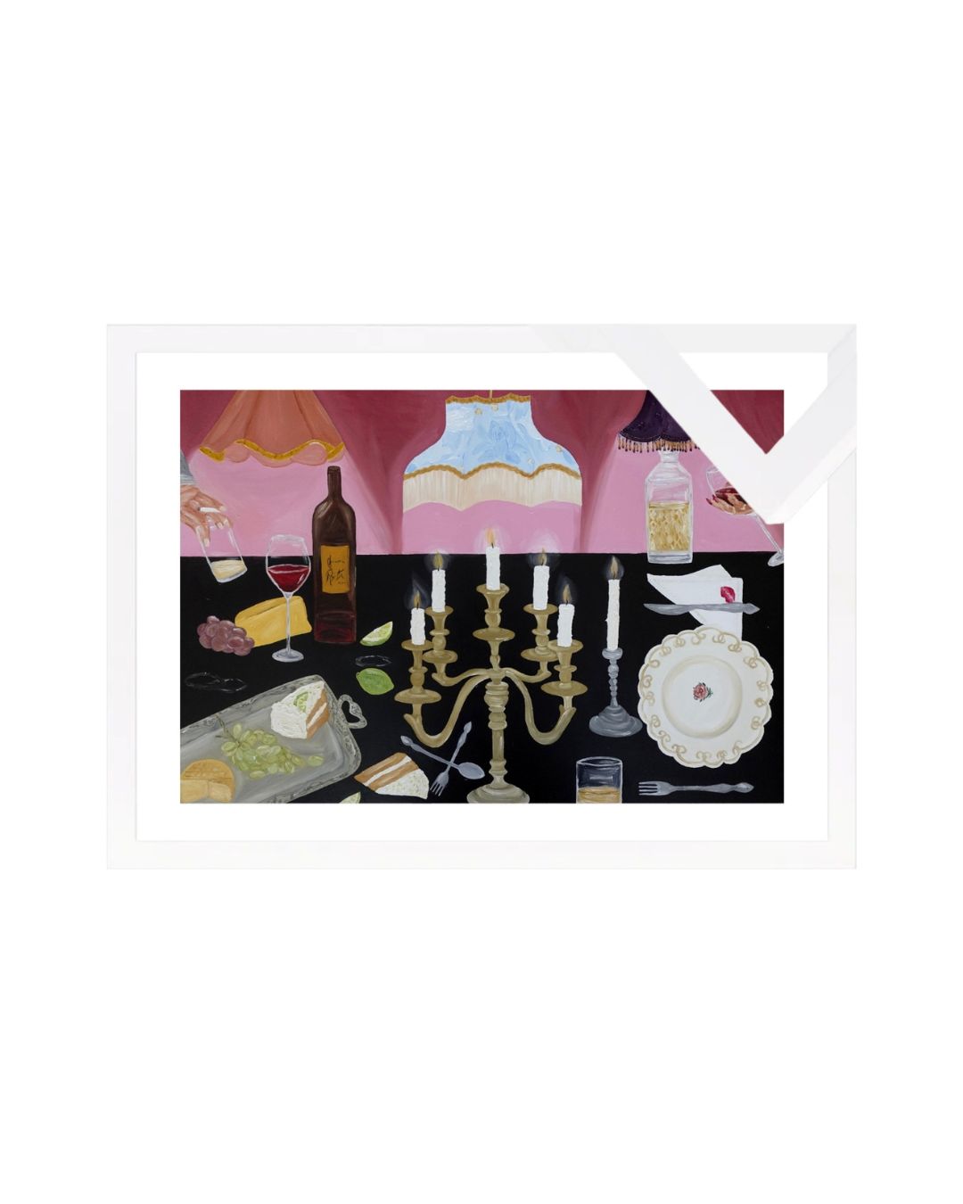 The joy of hosting Fine Art Print