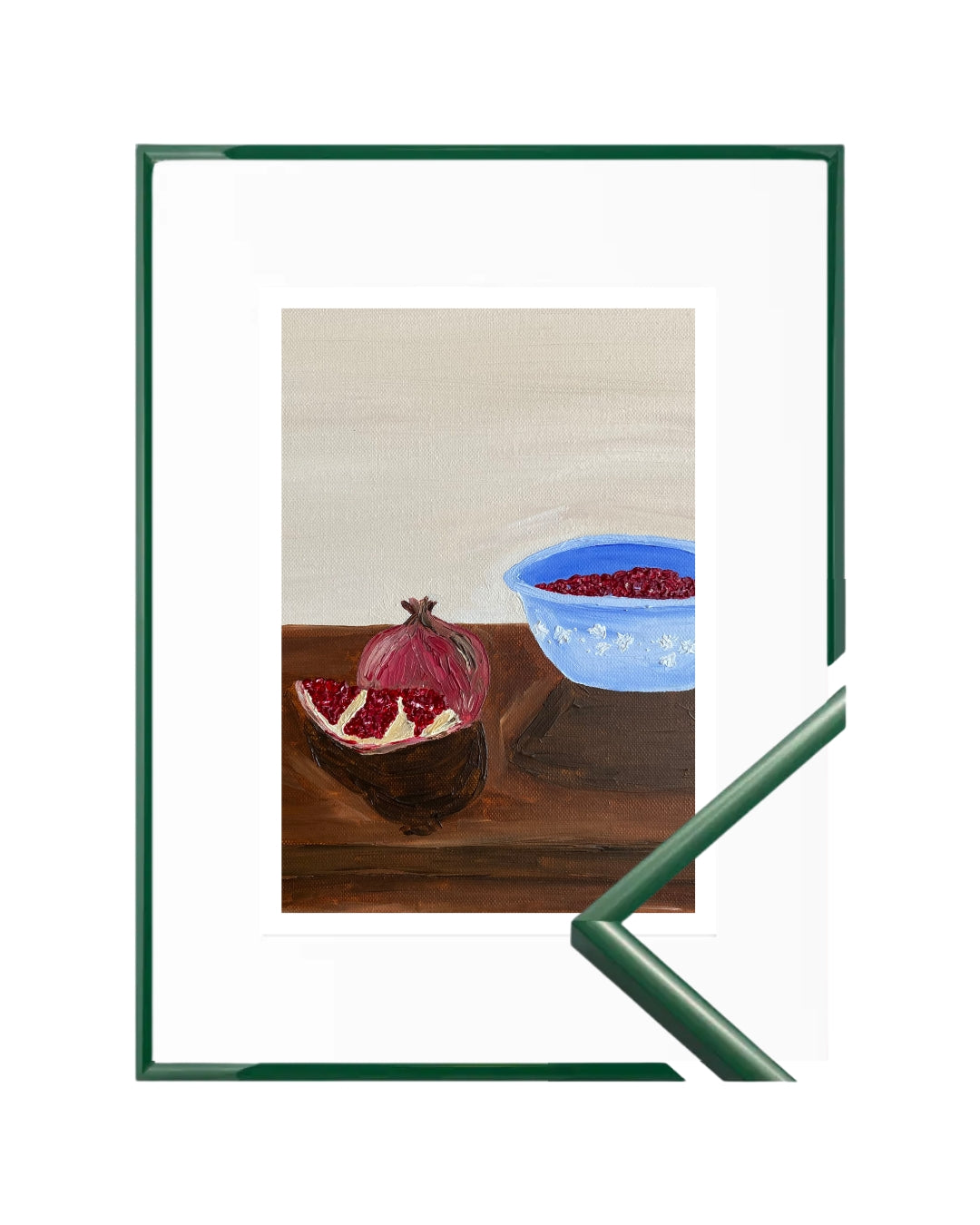Romã descascada Fine Art Print
