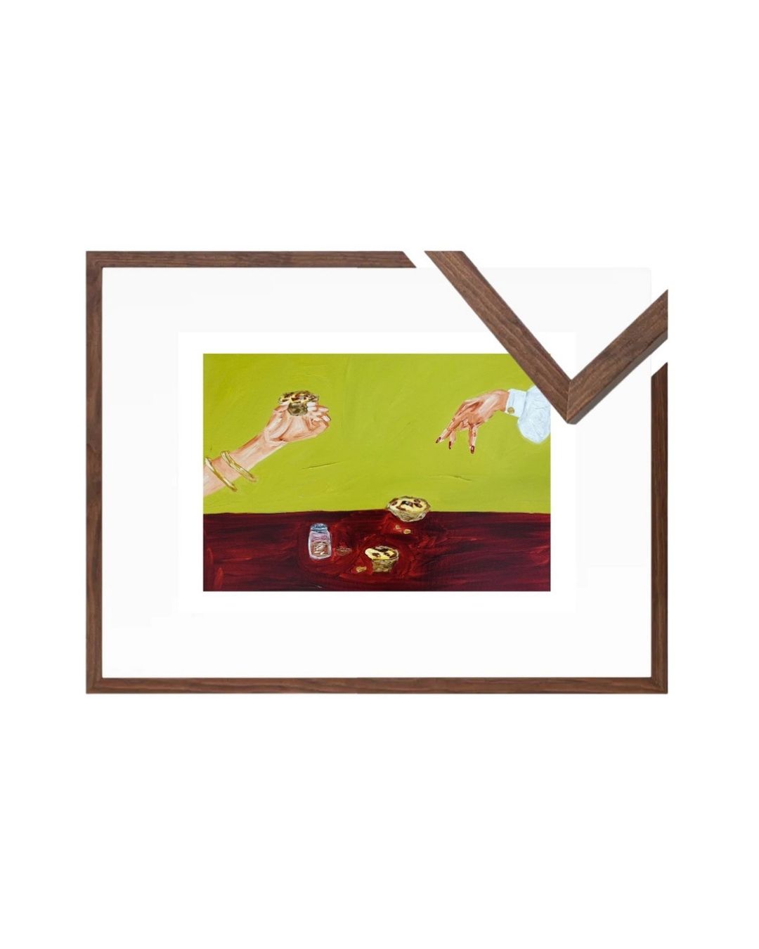 Sharing pastéis de nata Fine Art Print