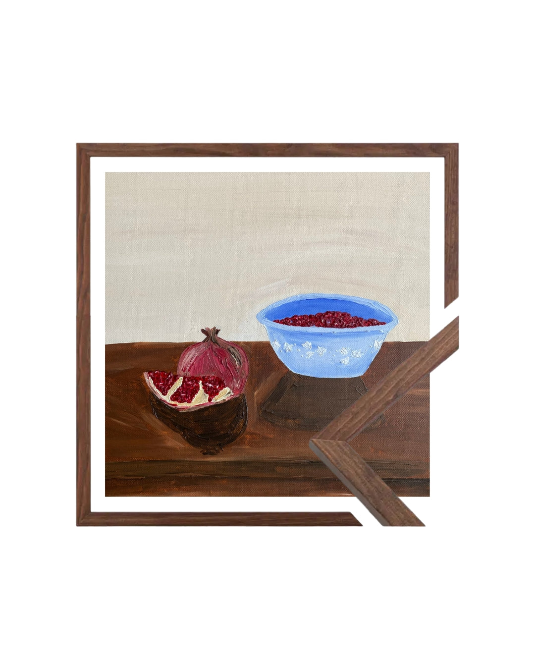 Romã descascada Fine Art Print