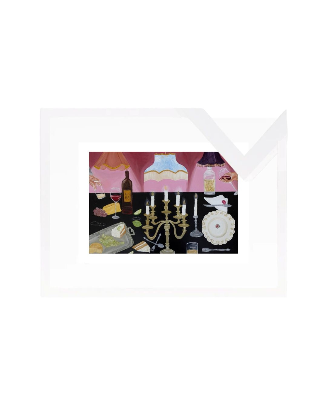 The joy of hosting Fine Art Print