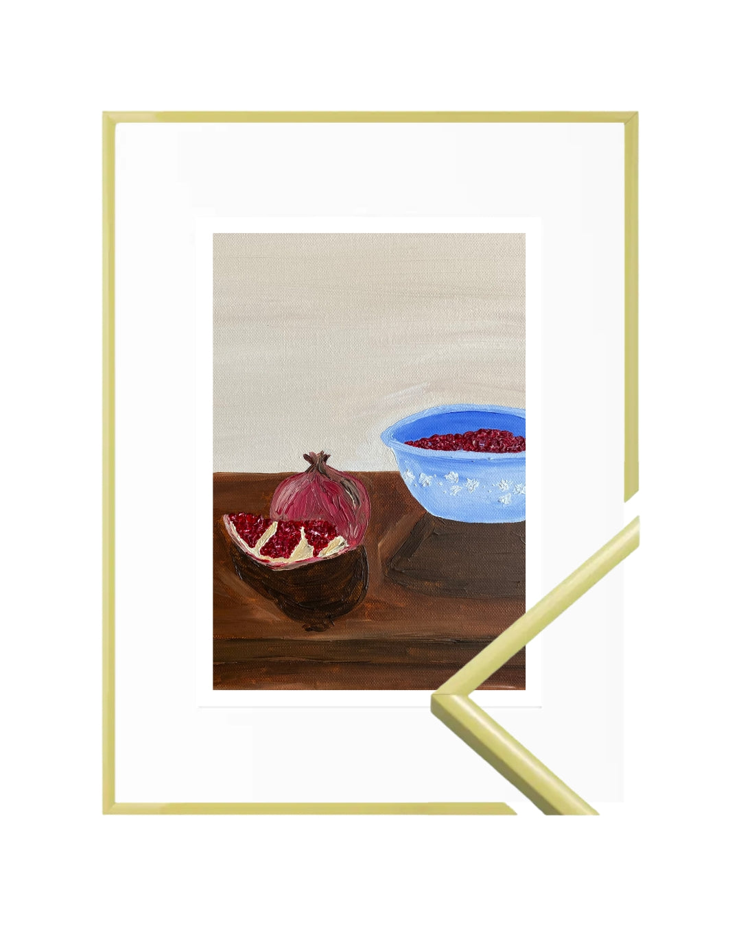 Romã descascada Fine Art Print