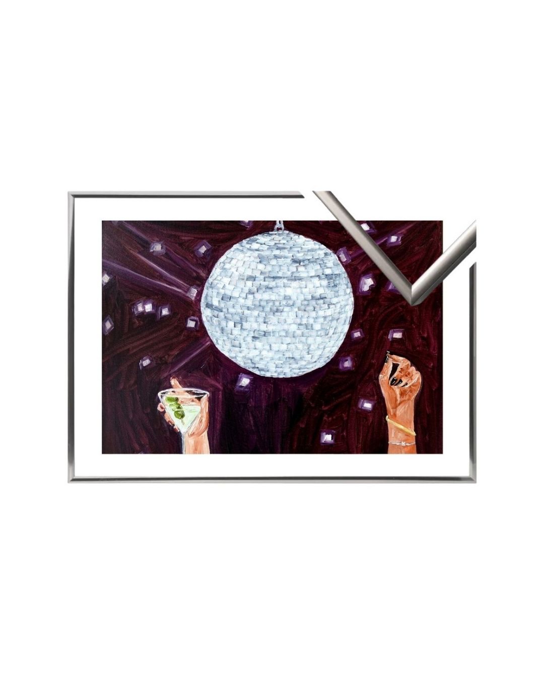 La disco ball Fine Art Print