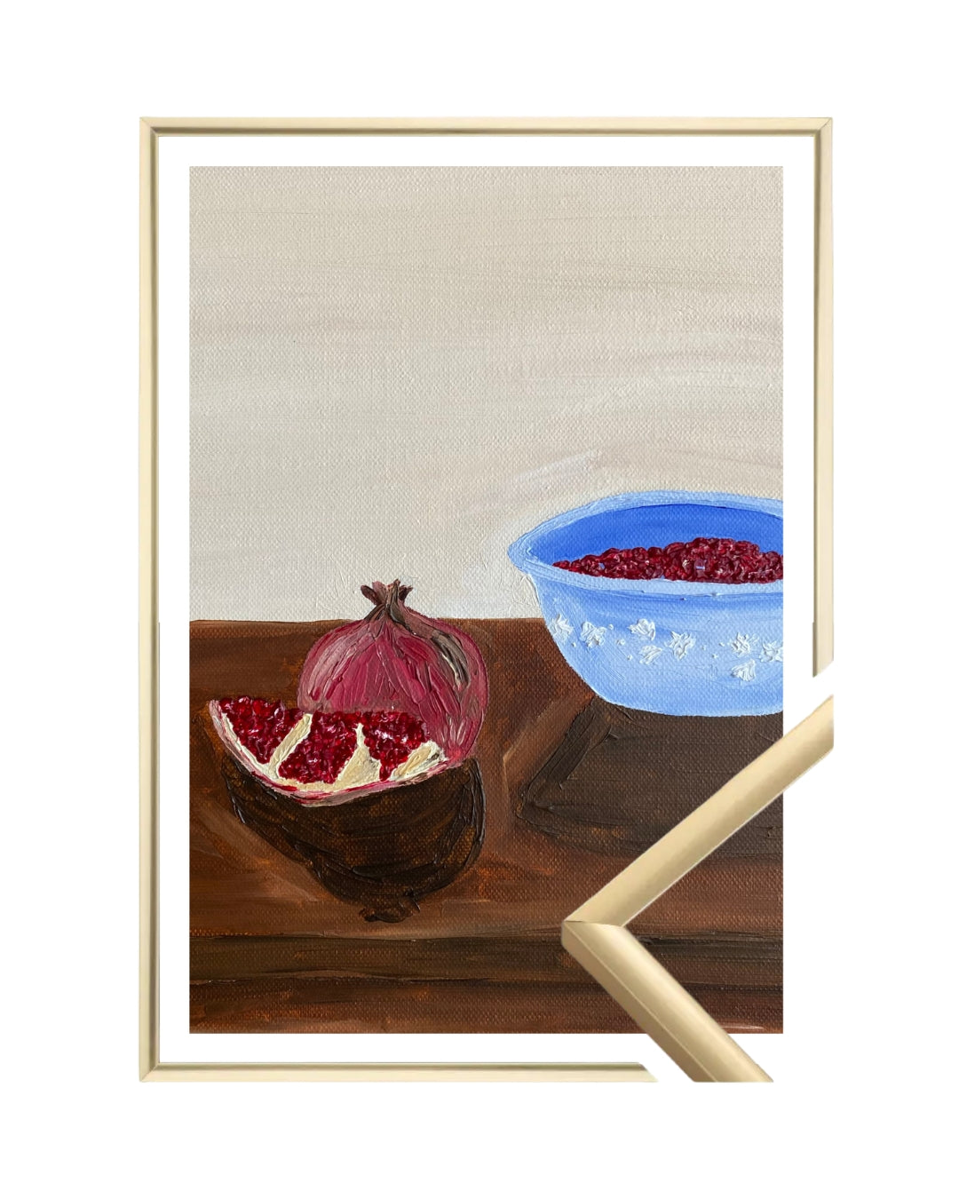Romã descascada Fine Art Print