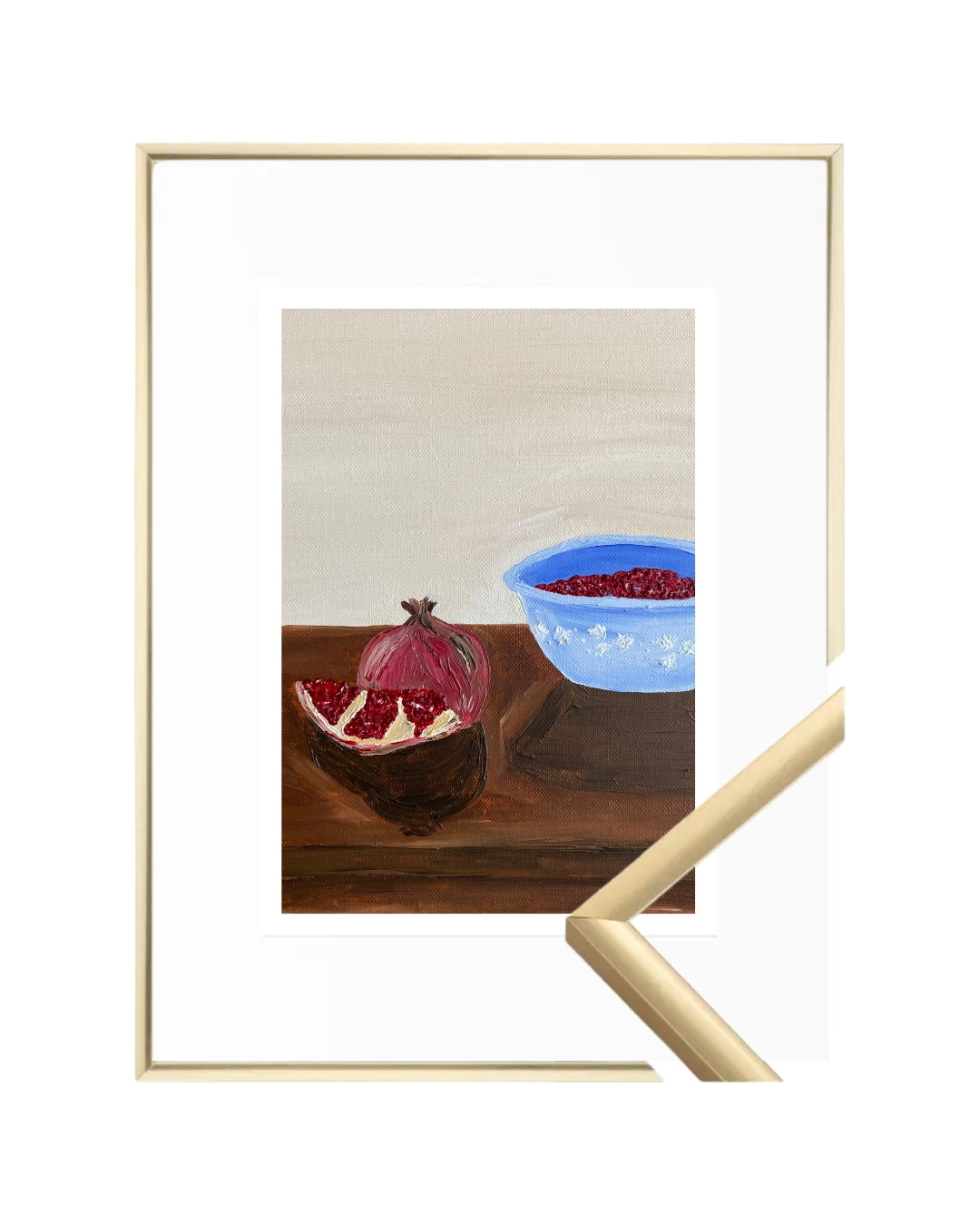 Romã descascada Fine Art Print