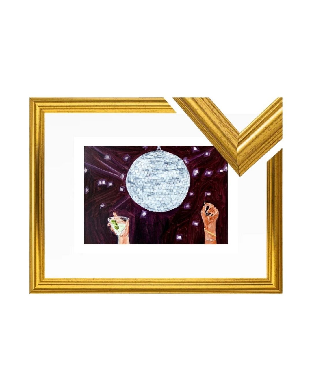 La disco ball Fine Art Print
