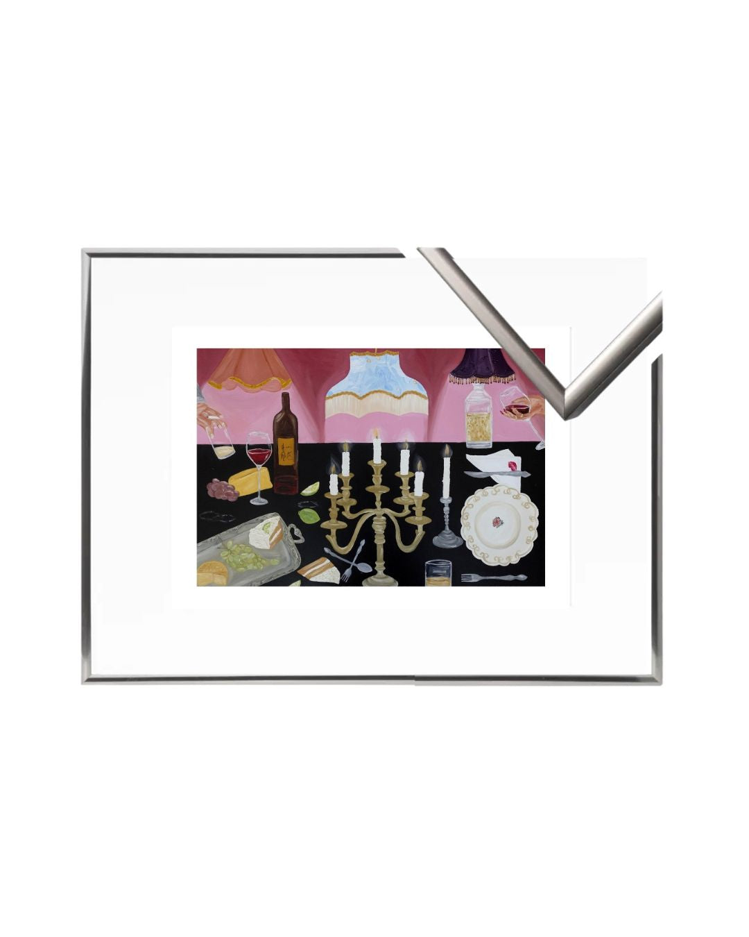 The joy of hosting Fine Art Print