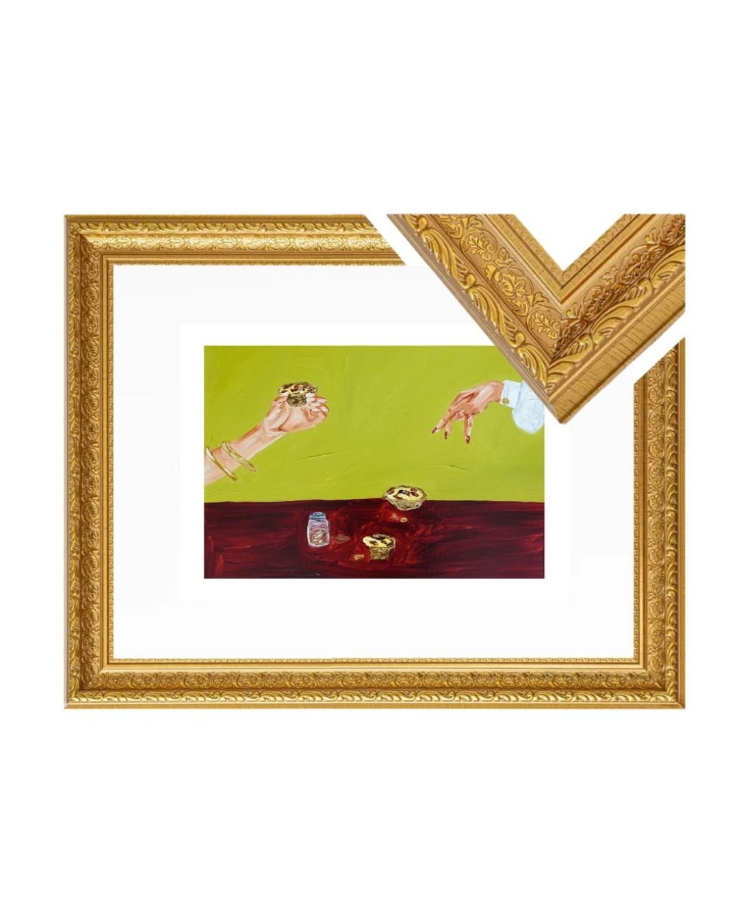 Sharing pastéis de nata Fine Art Print