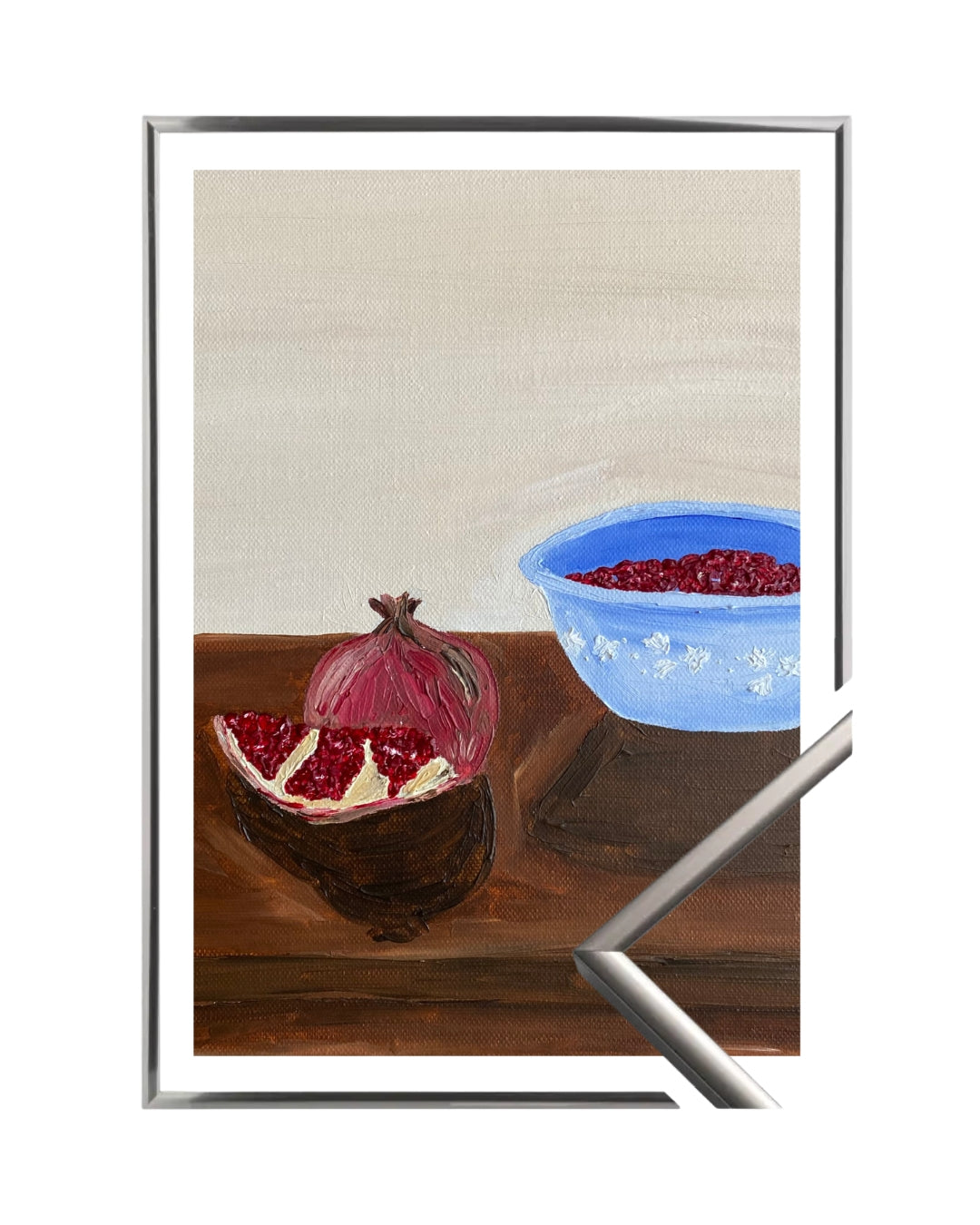 Romã descascada Fine Art Print