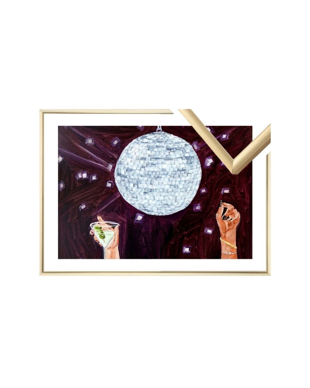 La disco ball Fine Art Print