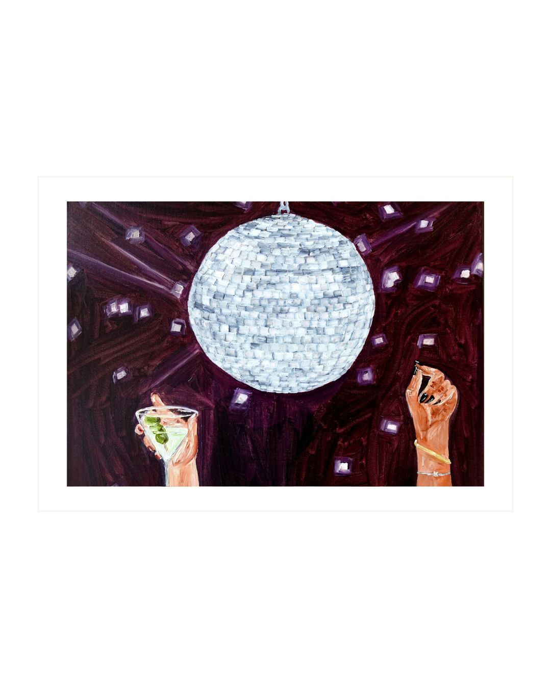 La disco ball Fine Art Print