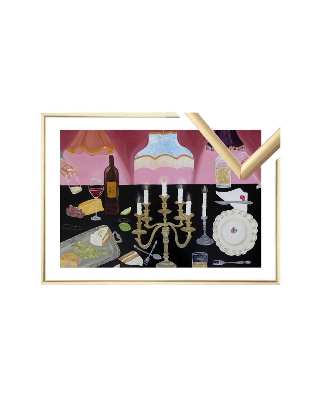 The joy of hosting Fine Art Print