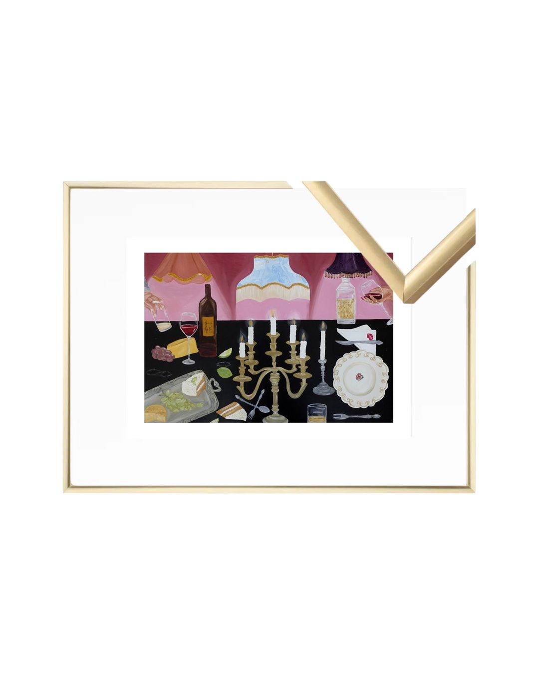 The joy of hosting Fine Art Print
