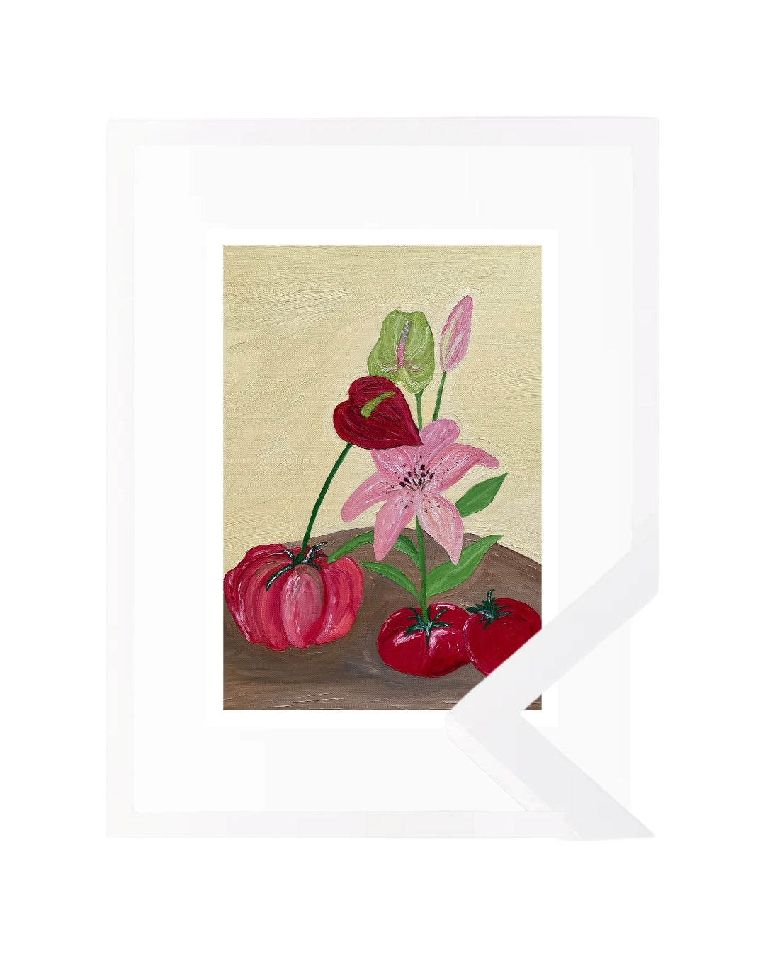 Mesa do jardim Fine Art Print