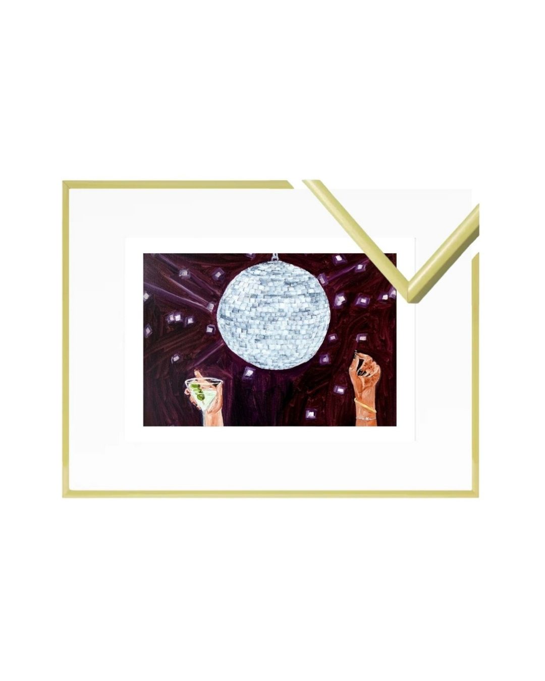 La disco ball Fine Art Print