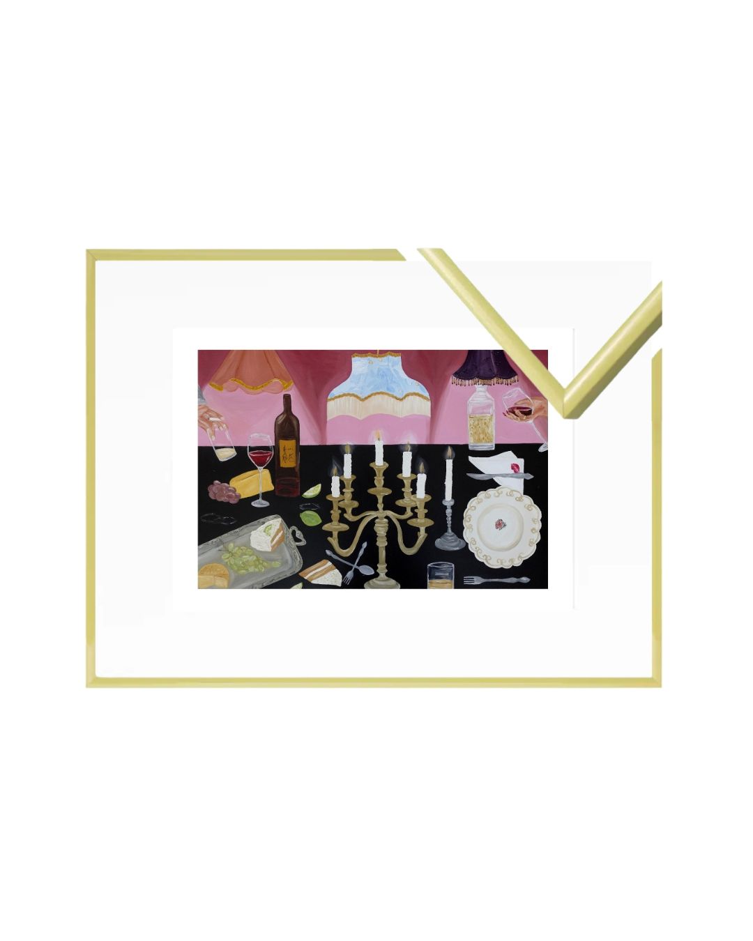 The joy of hosting Fine Art Print