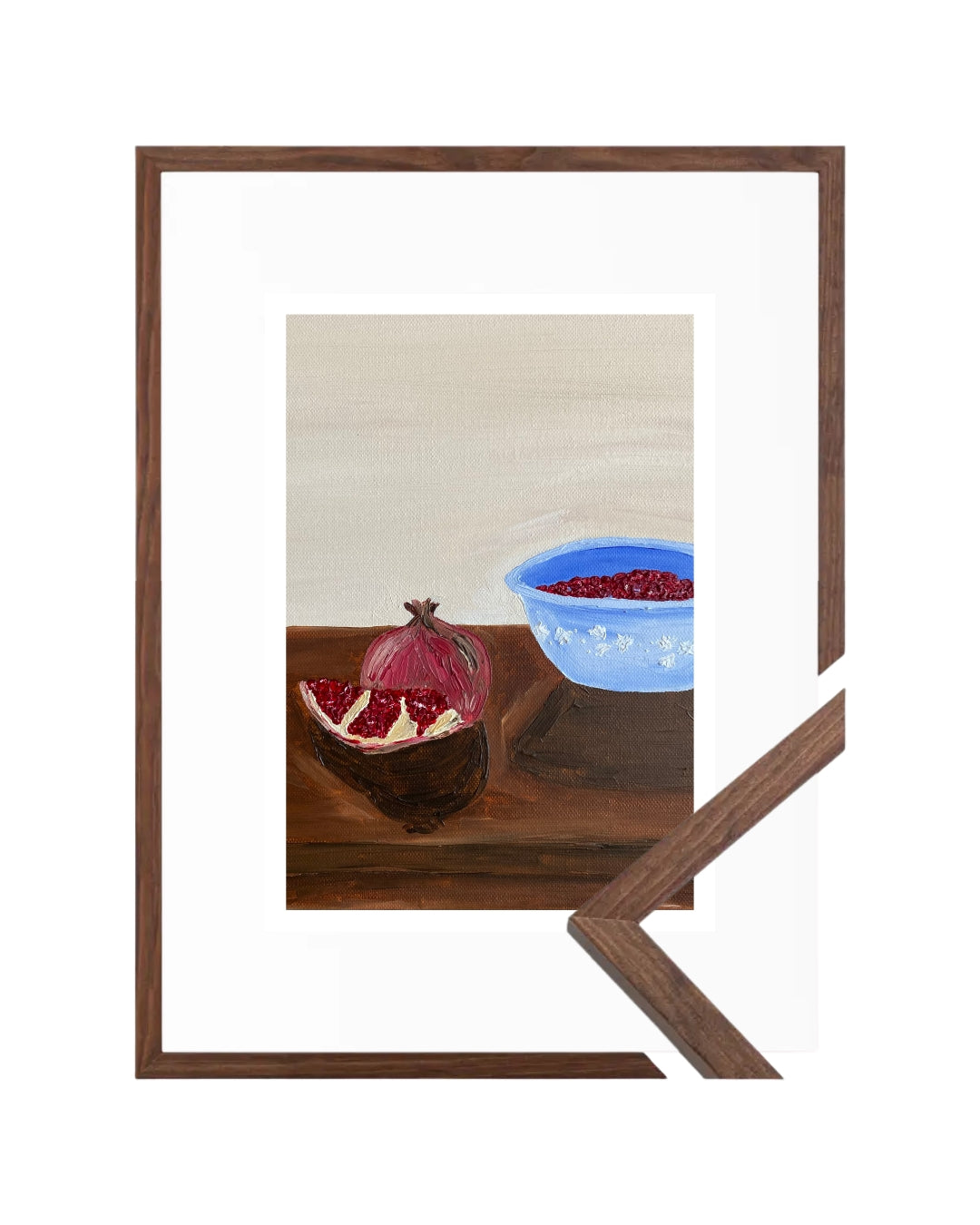 Romã descascada Fine Art Print