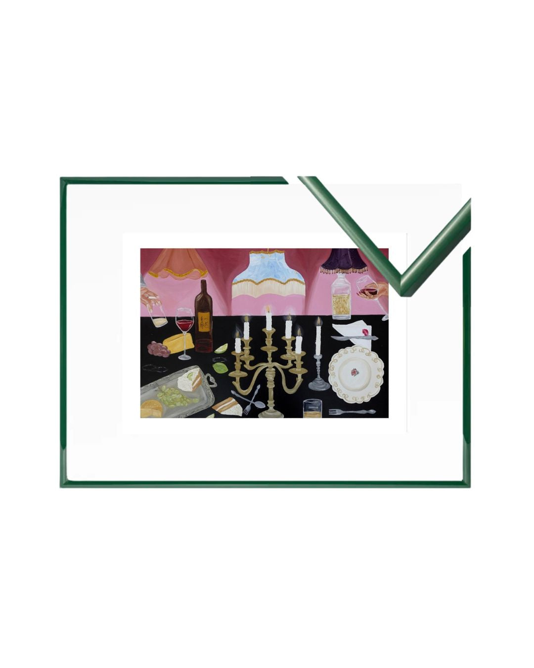 The joy of hosting Fine Art Print